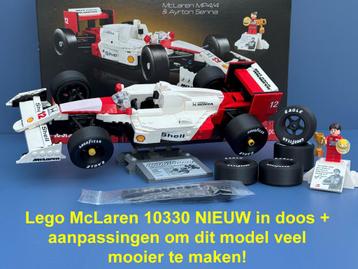 LEGO McLaren set (10330) + brede wielen + extra onderdelen beschikbaar voor biedingen