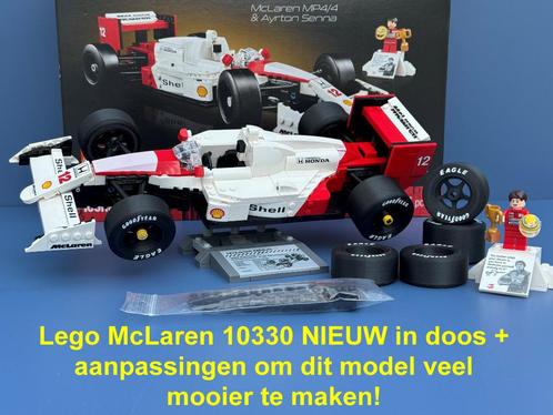LEGO McLaren set (10330) + brede wielen + extra onderdelen, Kinderen en Baby's, Speelgoed | Duplo en Lego, Nieuw, Lego, Complete set