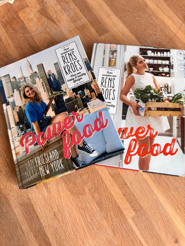Rens Kroes Power Food Kookboeken - Set, Boeken, Kookboeken, Zo goed als nieuw, Voorgerechten en Soepen, Overige gebieden, Gezond koken