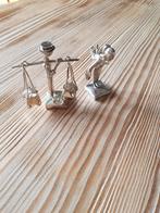 Zilveren (925) miniaturen man en vrouw, Ophalen of Verzenden, Zilver
