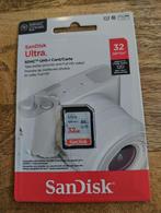 sd kaart 32 GB, Audio, Tv en Foto, Fotografie | Geheugenkaarten, SD, 32 GB, Sandisk, Nieuw