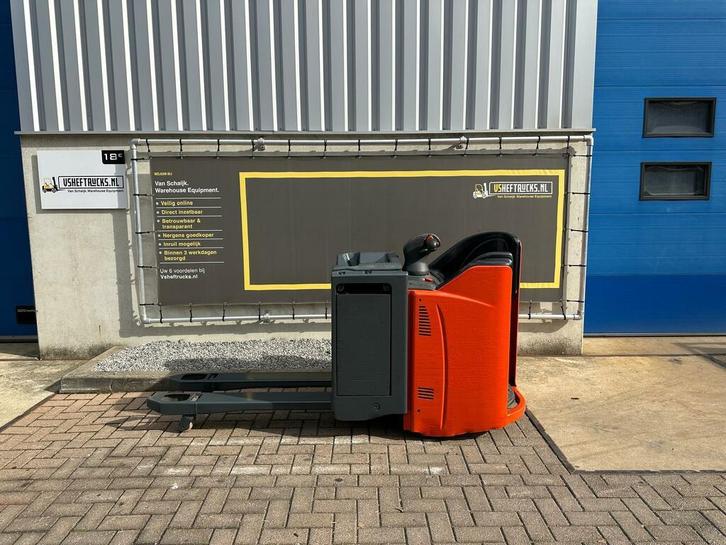 VS-22339 elektrische meerijd palletwagen Linde T 20 SP, Zakelijke goederen, Machines en Bouw | Heftrucks en Intern transport, Palletwagen