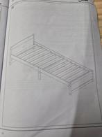 bed grenenhout 1 pers nieuw, Huis en Inrichting, Slaapkamer | Beddengoed, Ophalen, Eenpersoons, Wit, Nieuw