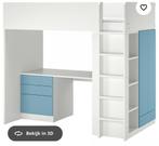 Ikea SMĀSTAD hoogslaper, Ophalen, 180 cm of meer, 85 tot 100 cm, Hoogslaper of Stapelbed
