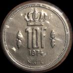 34# Luxemburg 10 Francs 1974 km57, Ophalen of Verzenden, Overige landen