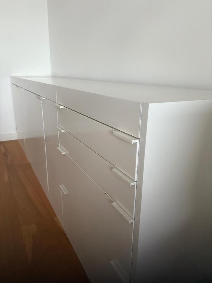 Pastoe L serie dressoir 3 delen, Huis en Inrichting, Kasten | Dressoirs, Gebruikt, 200 cm of meer, 25 tot 50 cm, Met lade(s), Met deur(en)