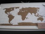 World scratch map, Boeken, Atlassen en Landkaarten, Nieuw, 2000 tot heden, Wereld, Landkaart