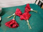 kunstbloemen amaryllis, 4 x 3 stuks, Ophalen of Verzenden