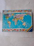 Ravensburger Wereldkaart puzzel, Ophalen of Verzenden, 500 t/m 1500 stukjes, Legpuzzel