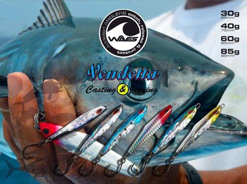 Waves Vendeta Casting Jig, Shore Jigging, spinning 60g, 40g., Watersport en Boten, Hengelsport | Zeevissen, Nieuw, Overige typen