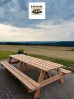 Robuuste picknicktafels, Tuin en Terras, Picknicktafels, Ophalen of Verzenden, Nieuw, Rechthoekig, Hout