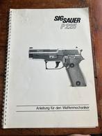 Wapen handleiding voorschrift Sig Sauer P225 pistool, Verzamelen, Verzenden, Nederland