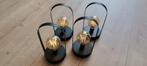4x Draadloze Lampen, Huis en Inrichting, Lampen | Tafellampen, Ophalen, Gebruikt, Glas, Minder dan 50 cm