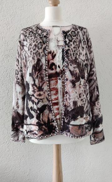 Gerry Weber set: vest + bijpassende blouse pastel beschikbaar voor biedingen