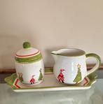 Suiker en Melkstelletje Kerst, Antiek en Kunst, Curiosa en Brocante, Ophalen of Verzenden