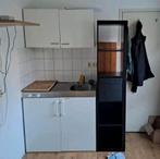 Zwarte Ikea Kallax kast incl. mand, Huis en Inrichting, Kasten | Stellingkasten, Ophalen