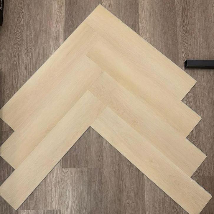 ACTIE! PVC Visgraat Klik 6MM+ondervloer, 10DB Dempend OP=OP!, Huis en Inrichting, Stoffering | Vloerbedekking, Nieuw, Ophalen