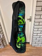 Schitterend snowboard met bindingen en tas, Ophalen of Verzenden, Gebruikt