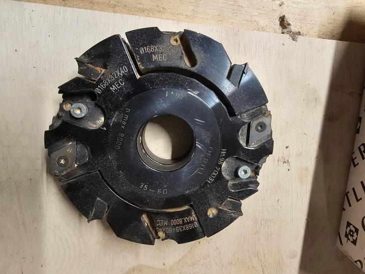 2 delige freeskop Merk Oertli met wisselmessen, Doe-het-zelf en Verbouw, Gereedschap | Machine-onderdelen en Toebehoren, Gebruikt