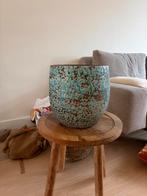 Mooie blauwe bloempot, Ophalen, Zo goed als nieuw, Overige materialen