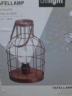 Tafellamp industrieel nieuw, Ophalen of Verzenden, Zo goed als nieuw, Rond, Minder dan 25 cm
