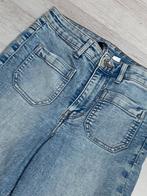 Superleuke flared jeans met zakjes voorop , maatje 38, Ophalen of Verzenden, Gedragen, Blauw, W30 - W32 (confectie 38/40)