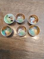 Zes antieke Japanse Sake kopjes, Ophalen of Verzenden