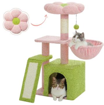 Kattenboom - Krabpaal - Stabiele Hangmat - Roze beschikbaar voor biedingen