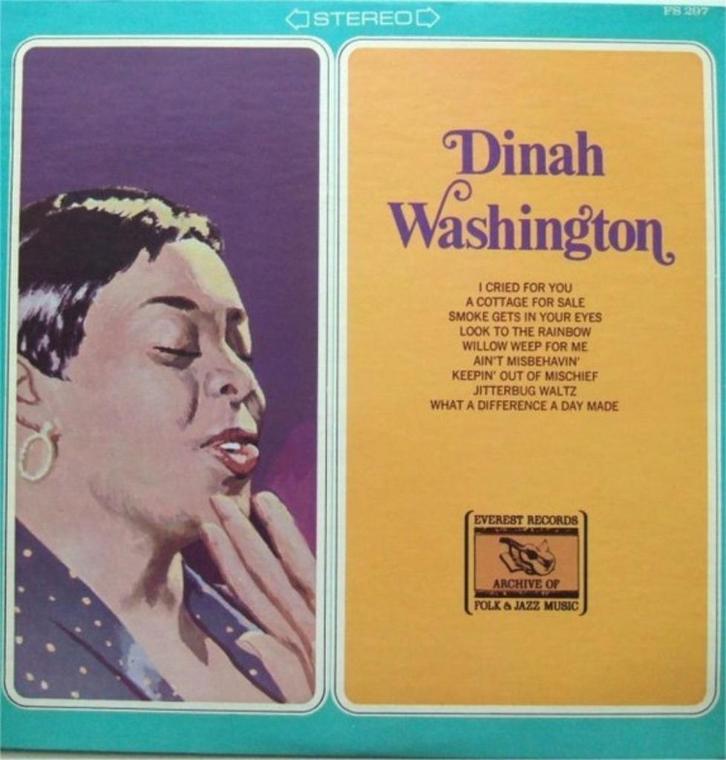 Dinah Washington – Dinah Washington, Cd's en Dvd's, Vinyl | Jazz en Blues, Jazz, 1980 tot heden, 12 inch, Ophalen of Verzenden