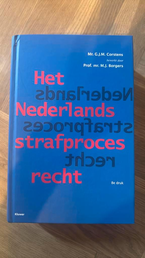 G.J.M. Corstens - Het Nederlands strafprocesrecht, Boeken, Studieboeken en Cursussen, Zo goed als nieuw, Alpha, Ophalen of Verzenden