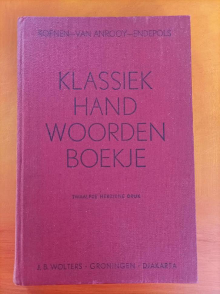 Klassiek Handwoordenboekje - Koenen, Boeken, Woordenboeken, Gelezen, Nederlands, Koenen of Wolters, Ophalen of Verzenden