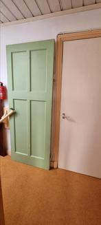 Stompe paneeldeur 200 x 77,3 cm, Doe-het-zelf en Verbouw, Deuren en Horren, Ophalen, Gebruikt, Hout, Binnendeur