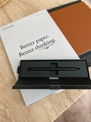 reMarkable 2 + Marker Plus + Case — Uitstekende Staat beschikbaar voor biedingen