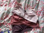 3 nieuwe topjes/bh-tjes in bruin en roze tinten, maat XL., Ophalen of Verzenden, Overige kleuren, Overige typen