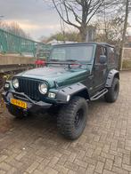 Jeep Wrangler 4.0 I 1999 Groen, Auto's, Jeep, 450 kg, 2000 kg, 4 stoelen, Origineel Nederlands