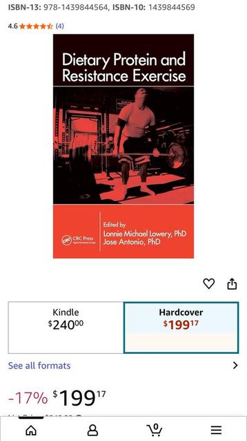 Lowery: Dietary protein and resistance exercise beschikbaar voor biedingen