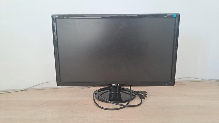 Philips monitor 244E1 24" 1920x1080, Computers en Software, Monitoren, Gebruikt, 60 Hz of minder, DVI, HDMI, VGA, Full HD, Ophalen