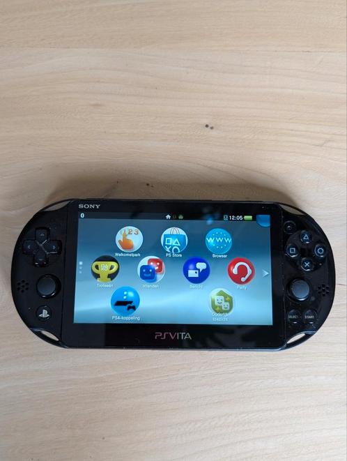 PlayStation Vita pch-2016, Spelcomputers en Games, Spelcomputers | Sony PlayStation Vita, Gebruikt, Zwart, Ophalen of Verzenden