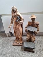 Vintage Papier-maché Beelden Set, Ophalen of Verzenden