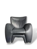 Leolux Design Stoel met poef, Huis en Inrichting, Fauteuils, Ophalen, Gebruikt, Leer, 75 tot 100 cm