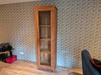 Teak vitrinekast, Huis en Inrichting, Ophalen, Gebruikt, 50 tot 100 cm, 150 tot 200 cm