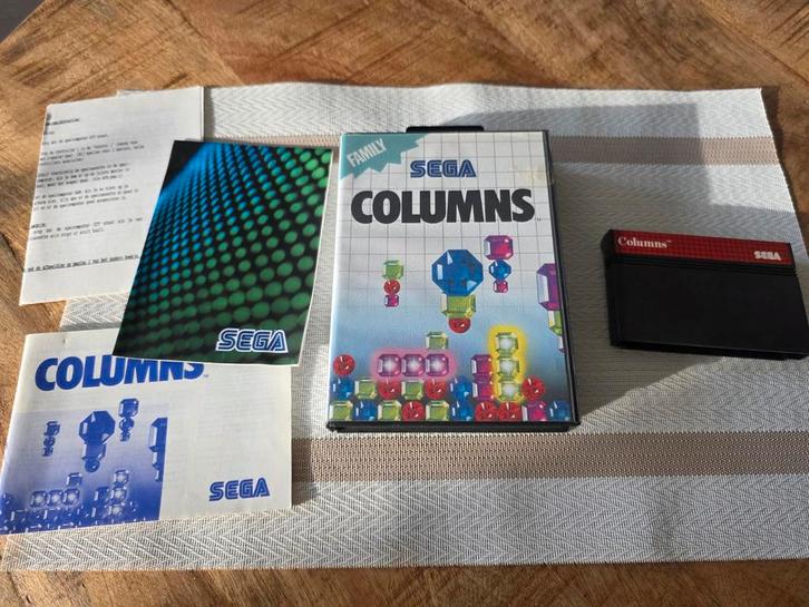 Sega Columns - Compleet in Doos!, Spelcomputers en Games, Games | Sega, Gebruikt, Master System, Puzzel en Educatief, 1 speler