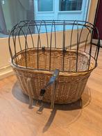 Rieten fietsmand hond - stuurbevestiging, Ophalen, Gebruikt
