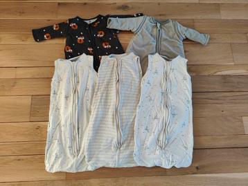 5x slaapzak Hema/Prenatal maat 50-62 en 56-62 beschikbaar voor biedingen