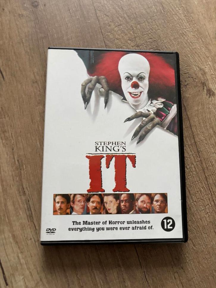 dvd stephen king's it, Cd's en Dvd's, Dvd's | Horror, Zo goed als nieuw, Overige genres, Vanaf 16 jaar, Ophalen of Verzenden
