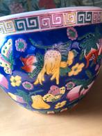 Stenen Plantenpot met Chinees Design - 24cm, Antiek en Kunst, Ophalen