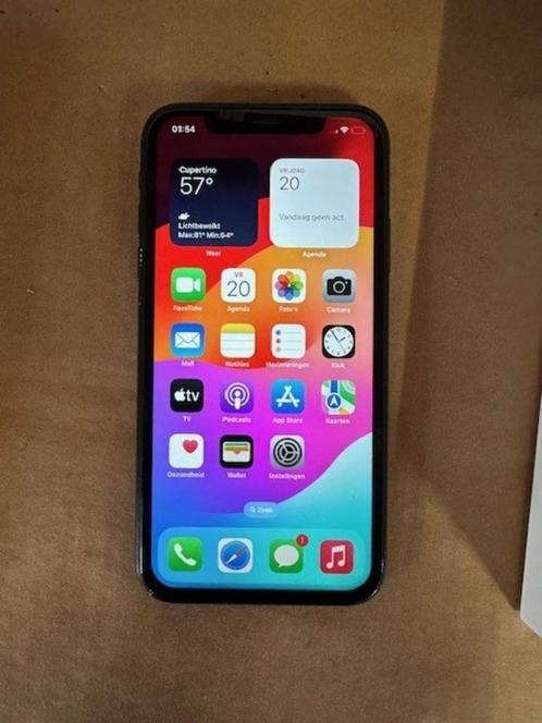 iPhone XR - 128GB - zwart, Telecommunicatie, Mobiele telefoons | Apple iPhone, Zo goed als nieuw, 128 GB, Zonder abonnement, Zonder simlock