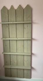 Wandrek / wandbord  steigerhout, Ophalen, Zo goed als nieuw