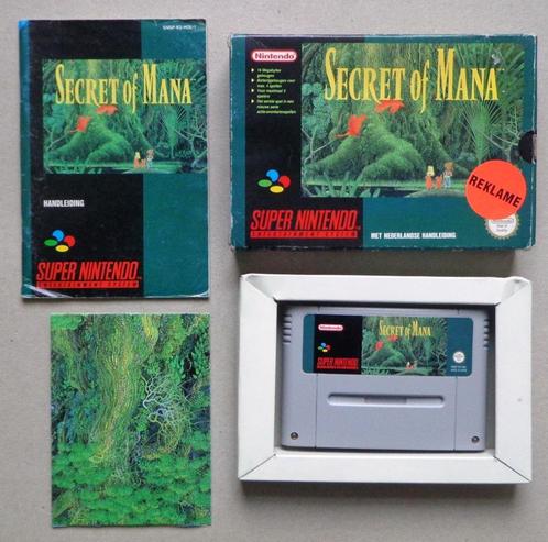 Secret of Mana voor de Europese Super Nintendo Compleet, Spelcomputers en Games, Games | Nintendo Super NES, Gebruikt, Ophalen of Verzenden