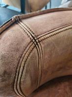 Stoel buffelleer cognac vintage opruiming, Huis en Inrichting, Stoelen, Ophalen of Verzenden, Nieuw, Bruin, Eén